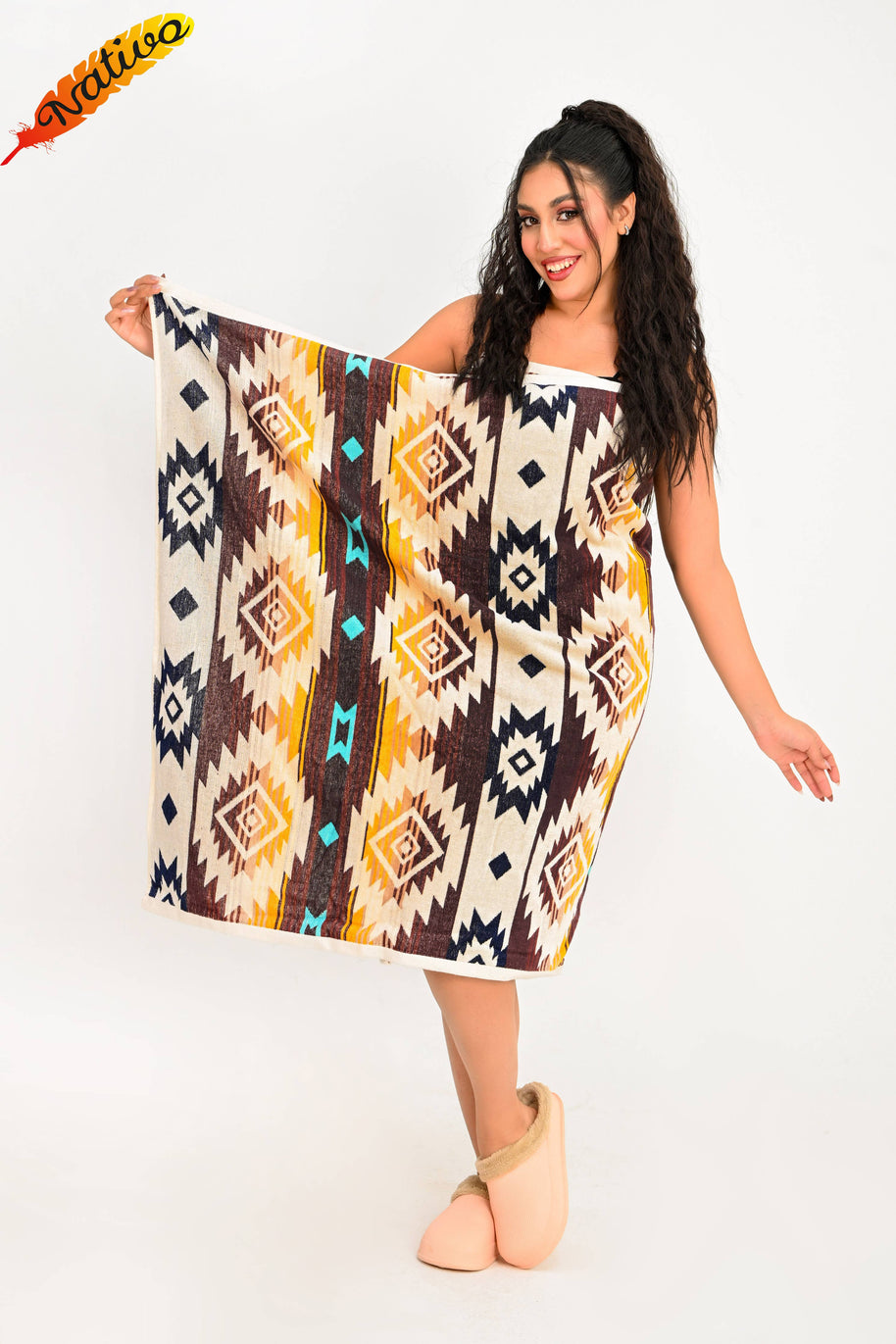 Dakota Beige Beach Towel