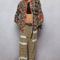 Vintage Washed Plaid Shirt