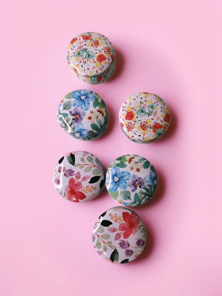 Small Tin Candles - Great for next to bath or small spaces!