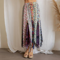Boho Maxi Handkerchief Skirt