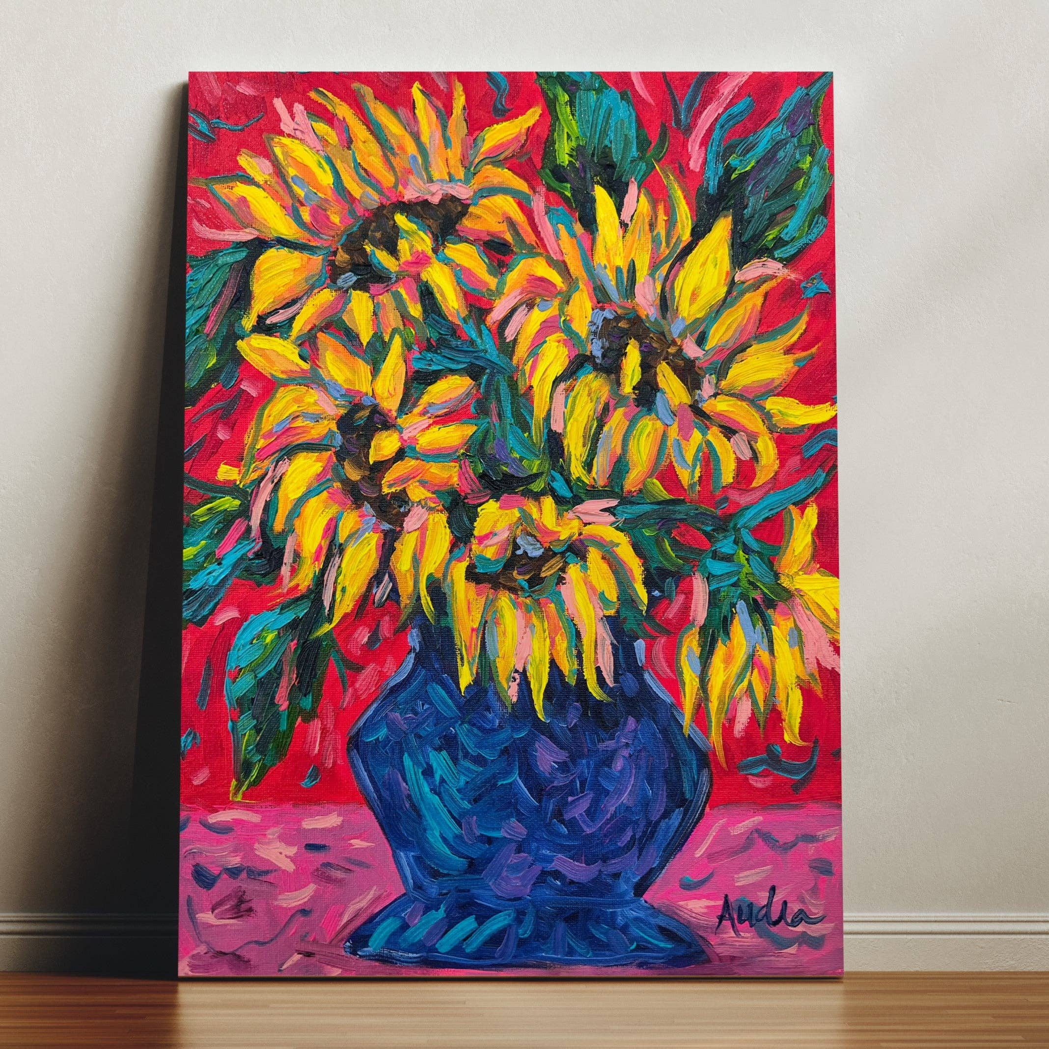 Sunflower Bouquet Canvas Print