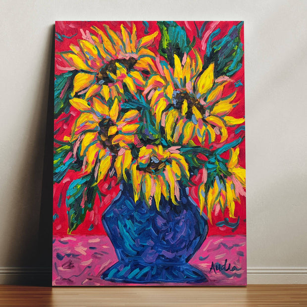 Sunflower Bouquet Canvas Print