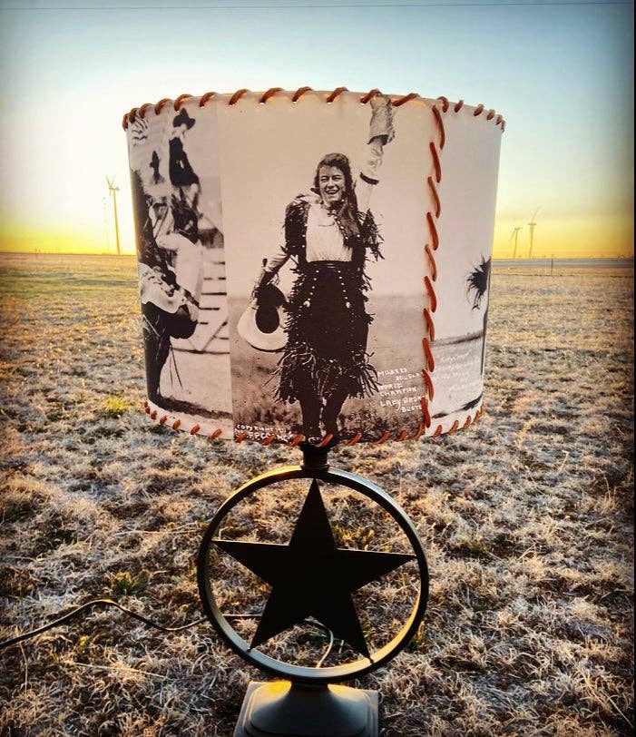 Lampshade Old West Cowgirls