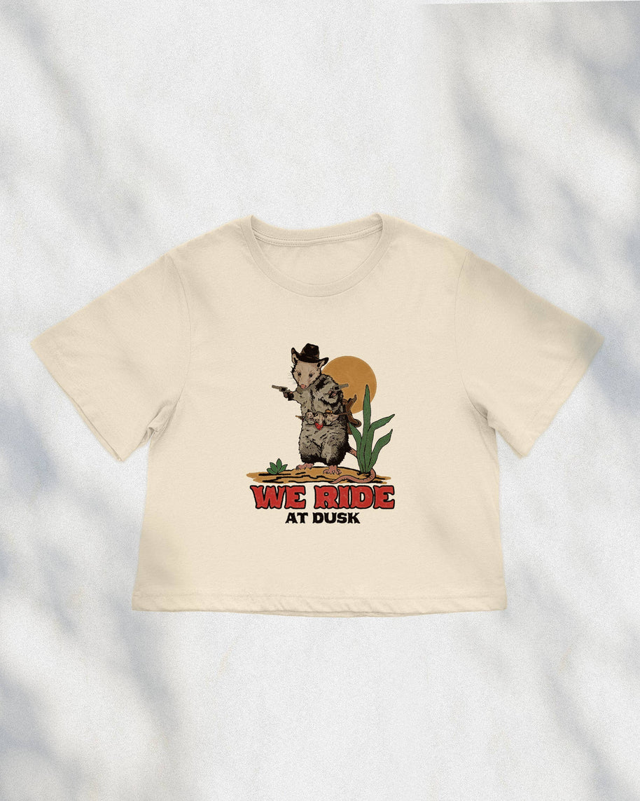 Possum Cowboy Boxy Crop