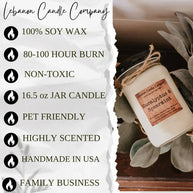 Baja Cactus Flower Candle
