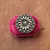 Beautiful Handmade Sterling Silver Adjustable Ball Ring