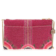 Social Butterfly Beaded Butterfly Mini Crossbody Handbag