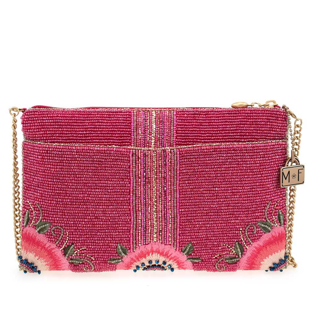 Social Butterfly Beaded Butterfly Mini Crossbody Handbag