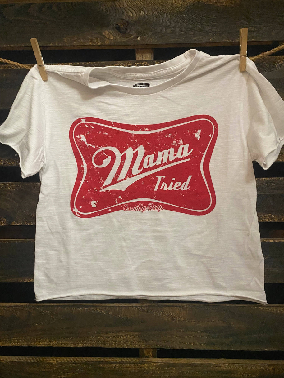 Mama Tried Regular Cropped Tee