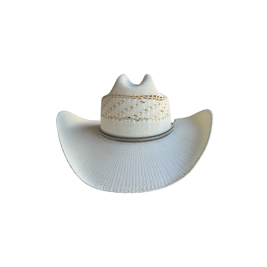 Unisex Cowboy Straw Natural Cattleman Hats