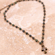 Phoebe Necklace in African Turquoise