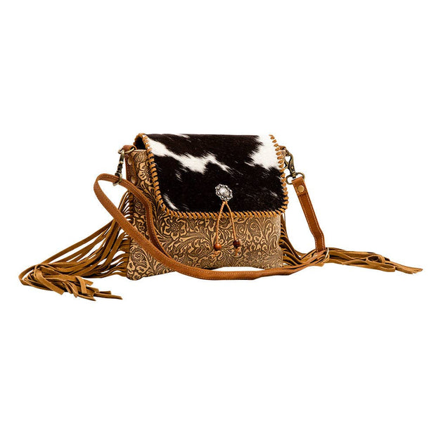 Lugia Leather Hair-on-Hide Purse