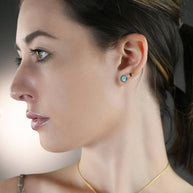 Moon & Star Picture Studs