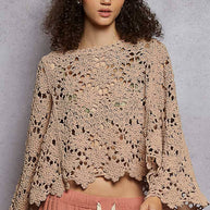 Crochet Chenile Sweater