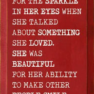 She was beautiful, but not like those girls