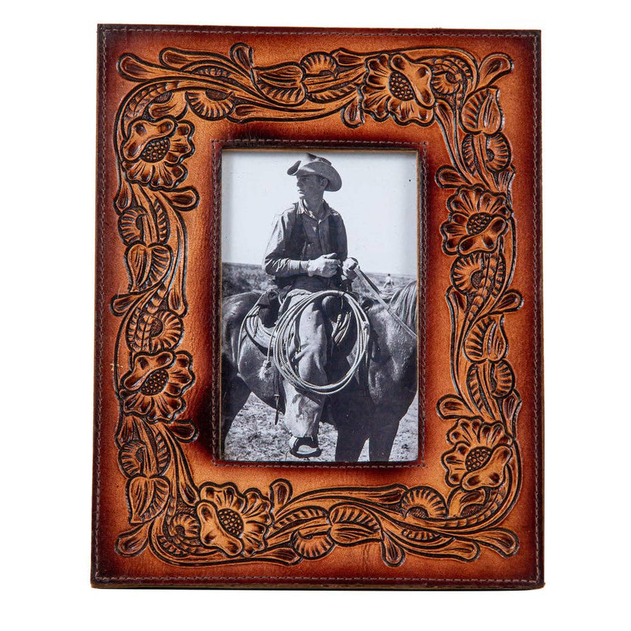 This Moment Hand-Tooled Photo Frame