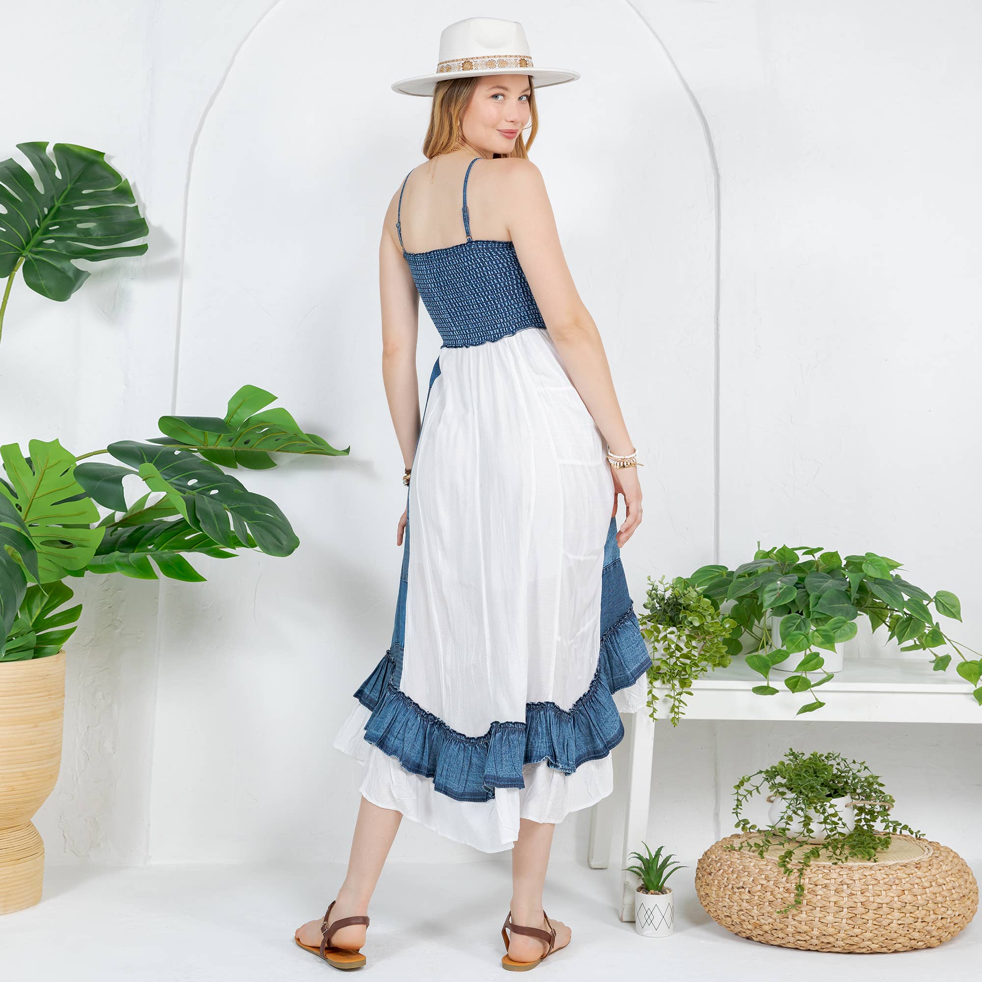 Smocked Ruffle Dress