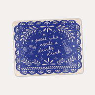 Drinky Drink Mini Tempered Glass Cutting Board