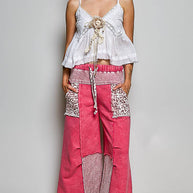 V-Neck Embroidered Top