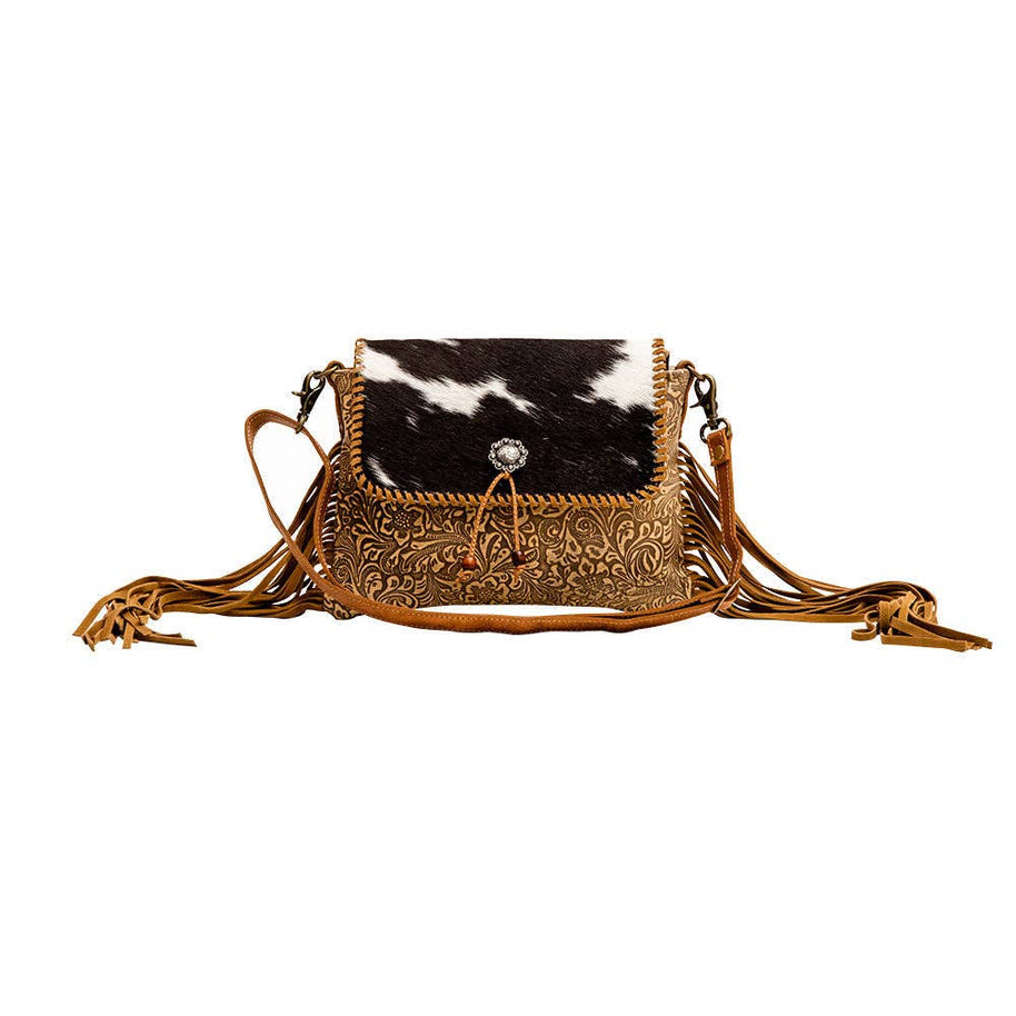 Lugia Leather Hair-on-Hide Purse
