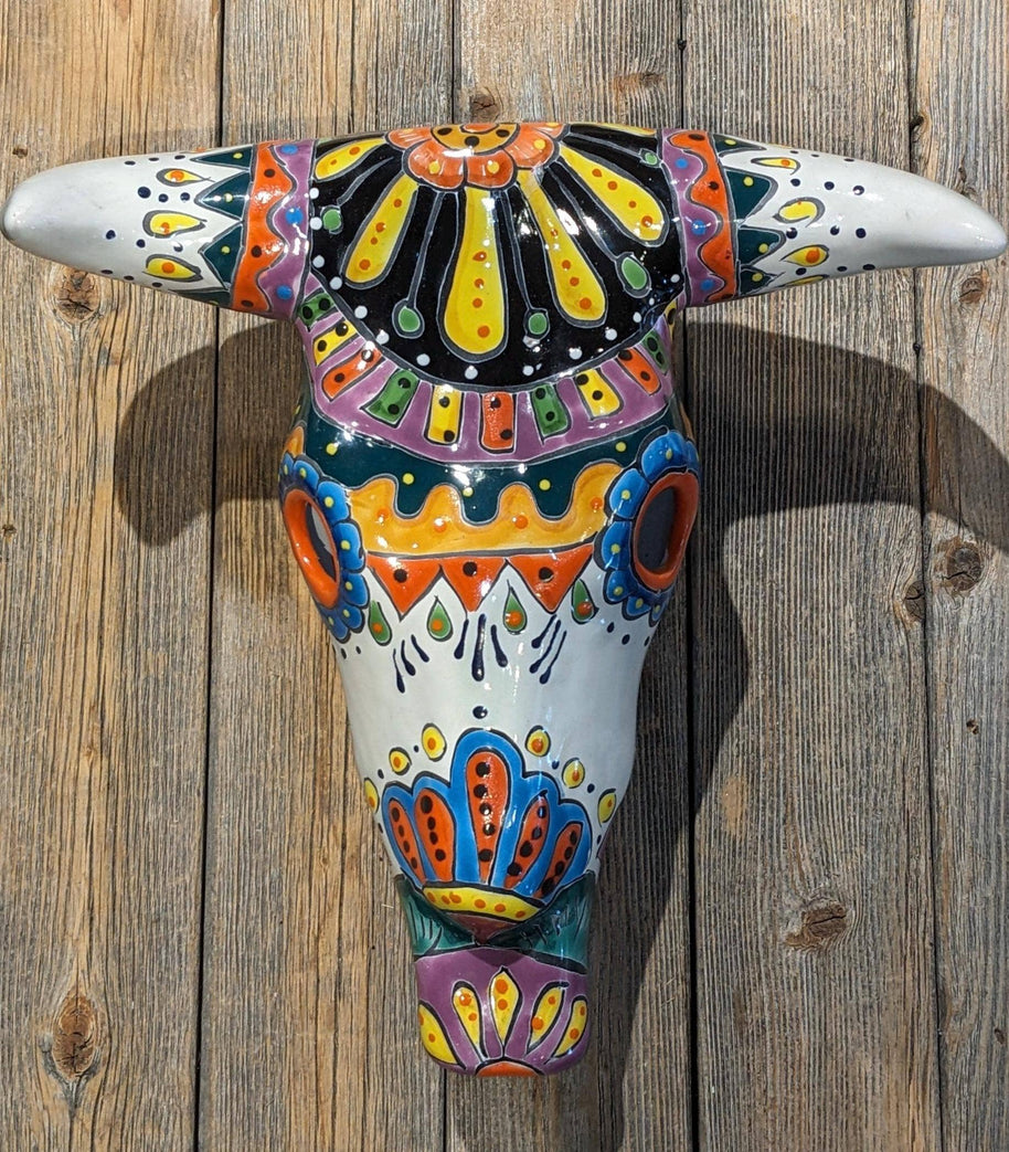 Talavera Cow Skull