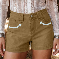 Western Arrow Denim Shorts