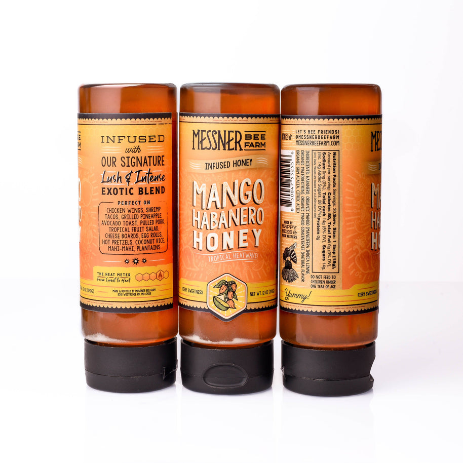 Mango Habanero Infused Honey, 12oz