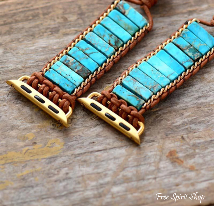 Turquoise Jasper Apple Watch Band