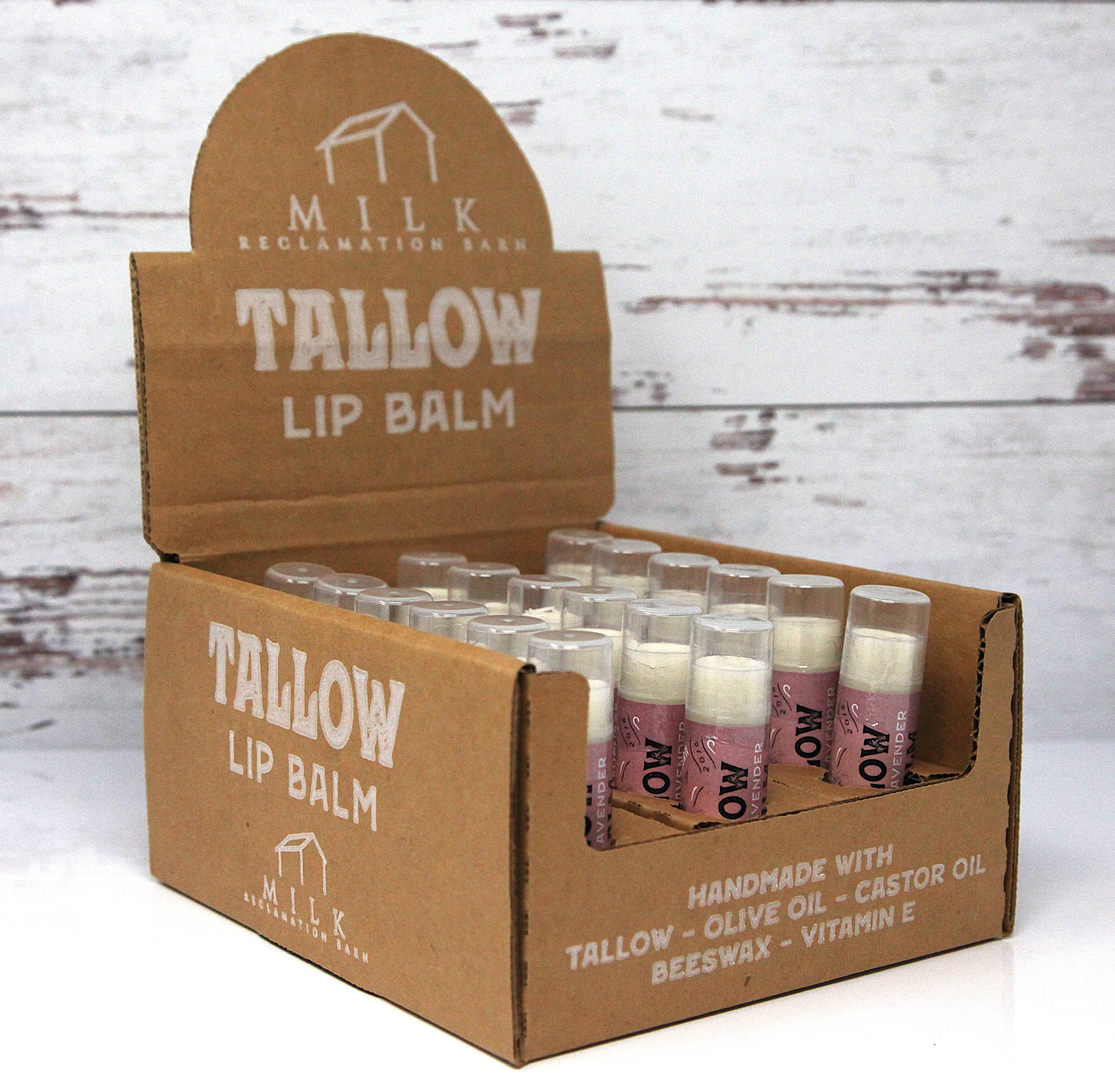 Tallow Lip Balm - .5 oz / 14g Twist-Up Tube