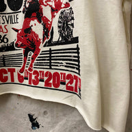 Prison Rodeo Ringer Crop T-Shirt