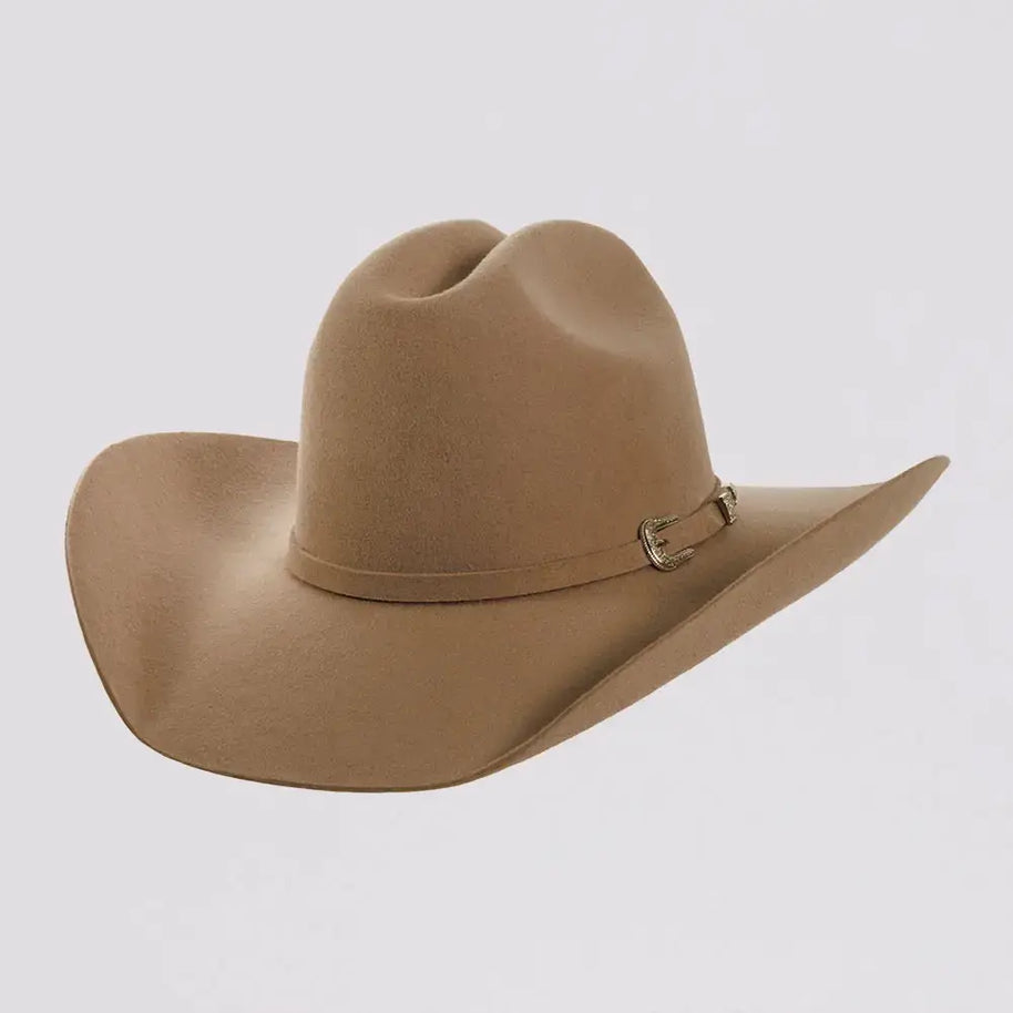 100% Wool Felt Western Cowboy Hat - Style Cattleman