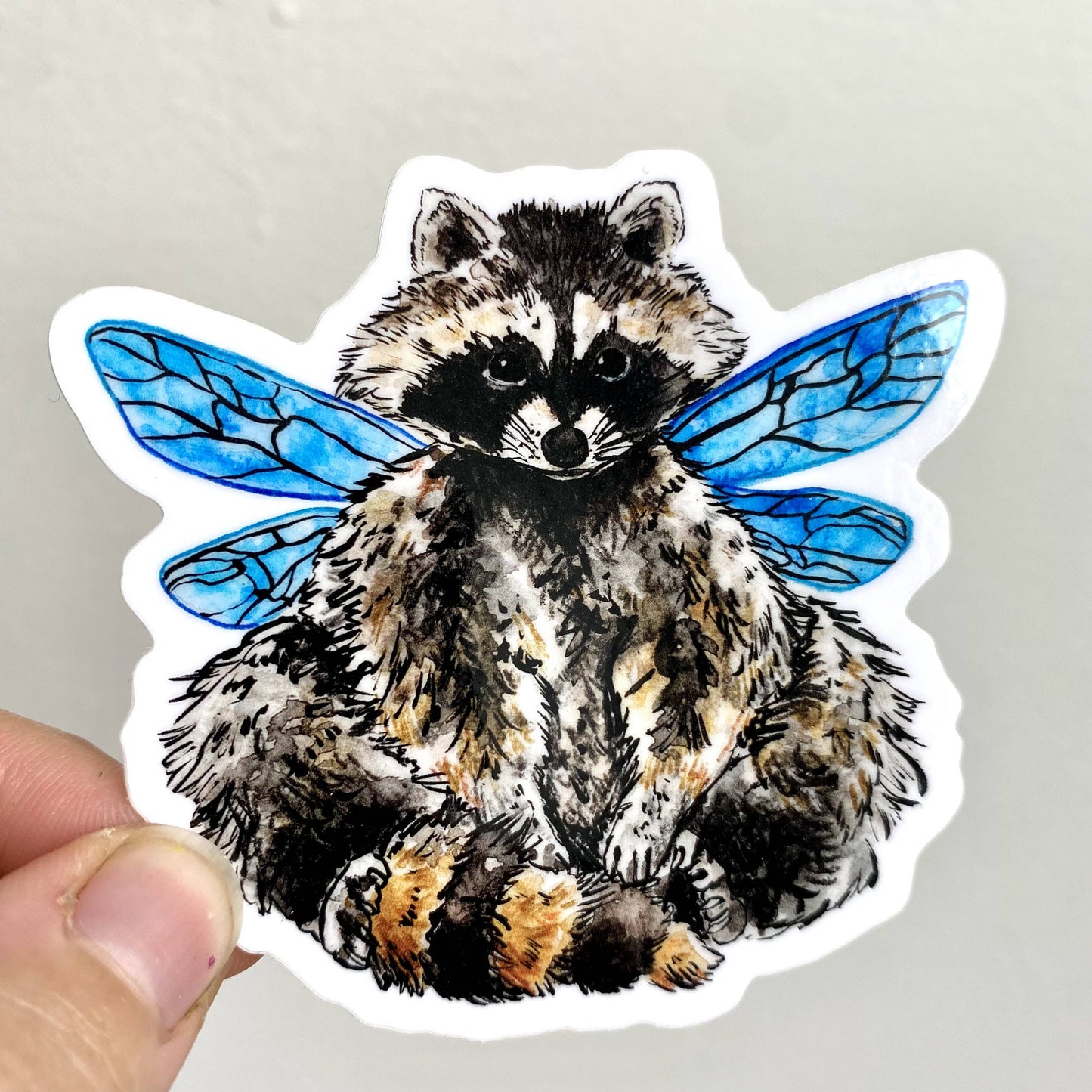 Aquabun - Raccoon Fairy Sticker