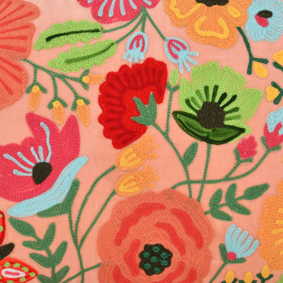 Blush Pink Velvet Pillow