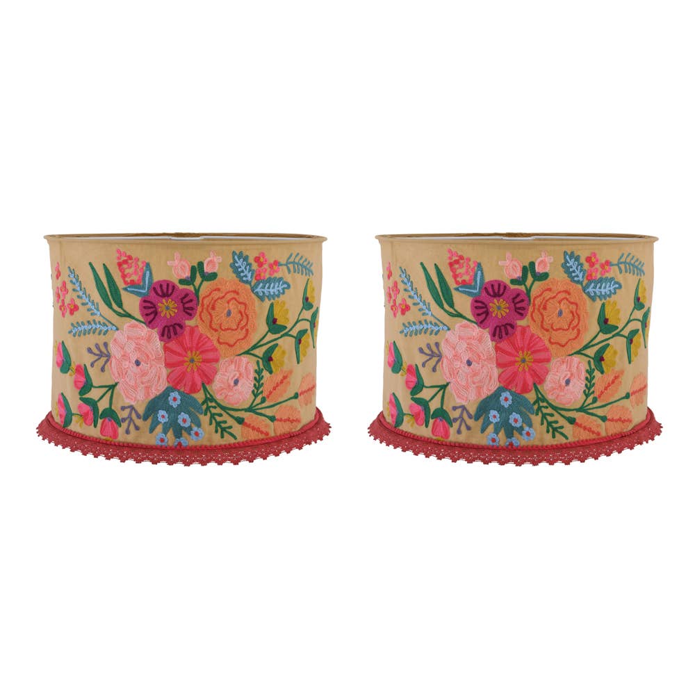 NATURAL CHAMBREI COTTON Lampshade