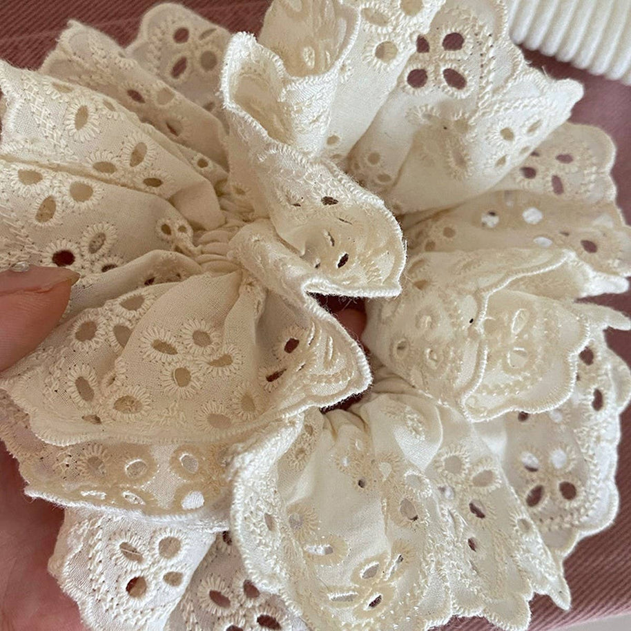 Lace Hair Scrunchie