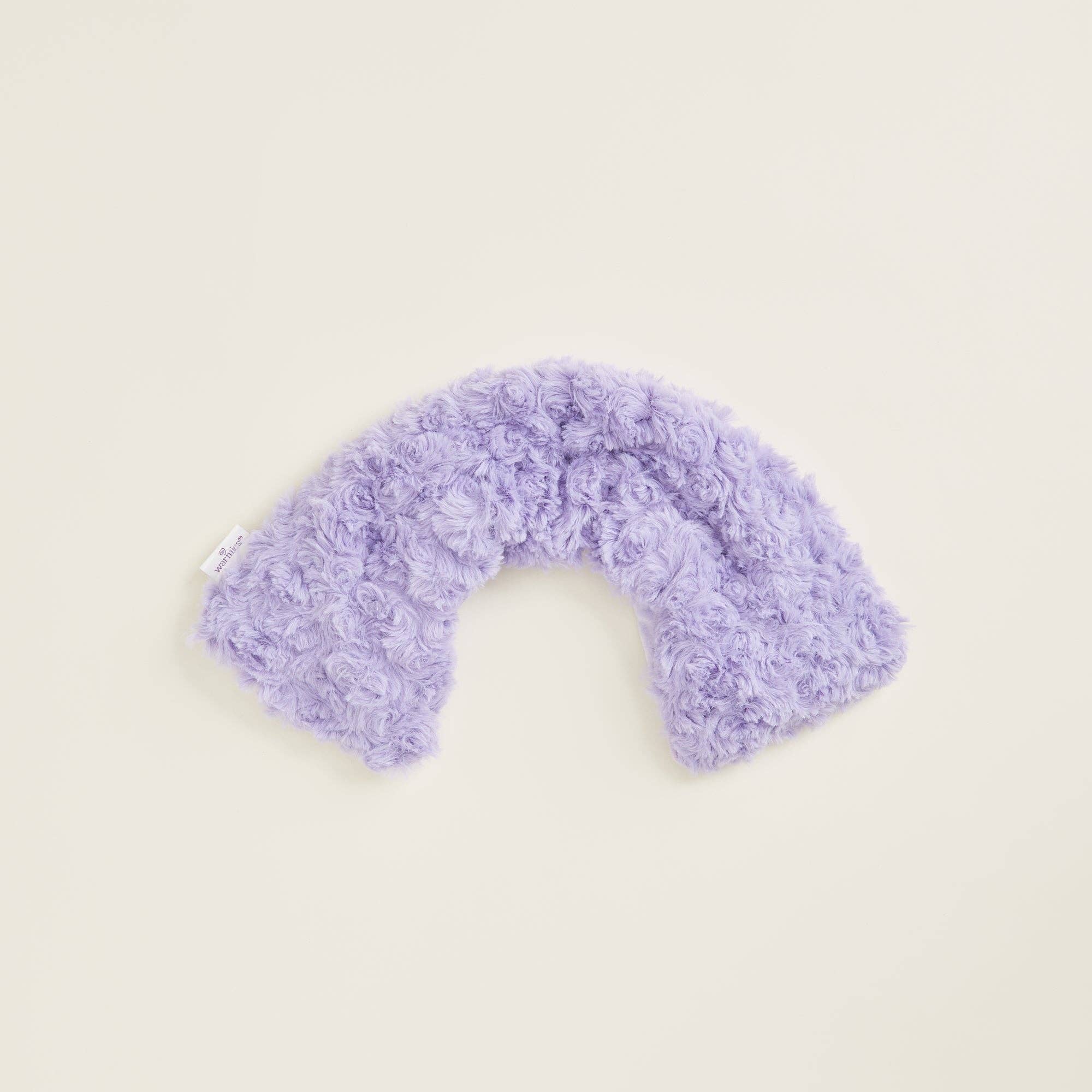 Curly Purple Warmies Neck Wrap Travel and wellness Gift