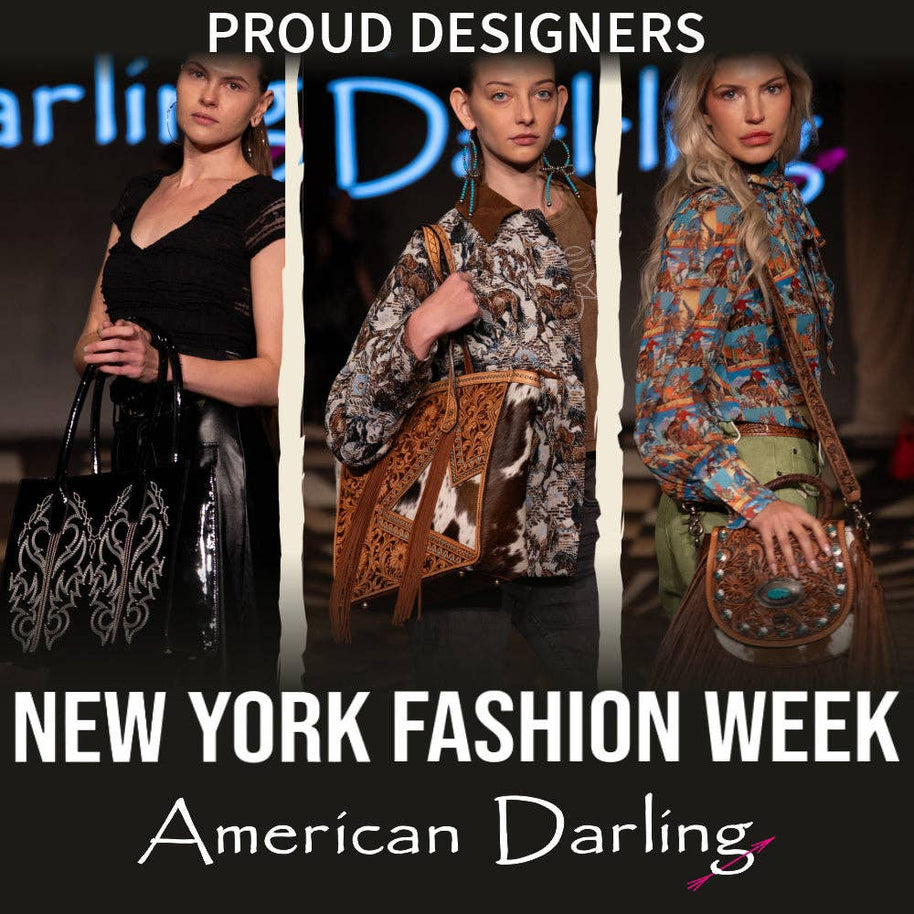 Leather Messenger Purse with Fringe