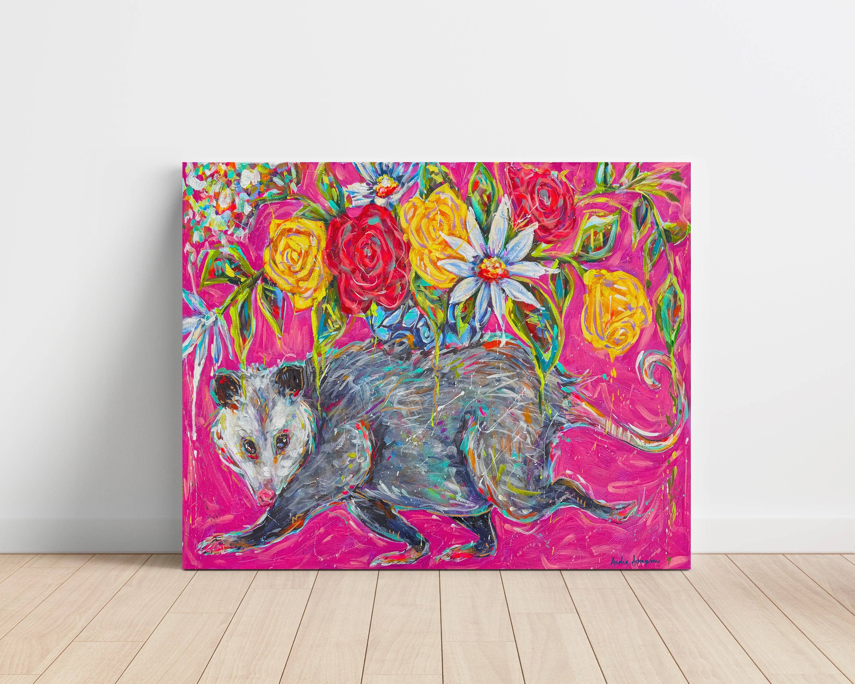 Possum Canvas Print