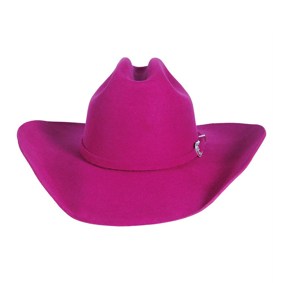 100% Wool Felt Western Cowboy Hat - Style Cattleman