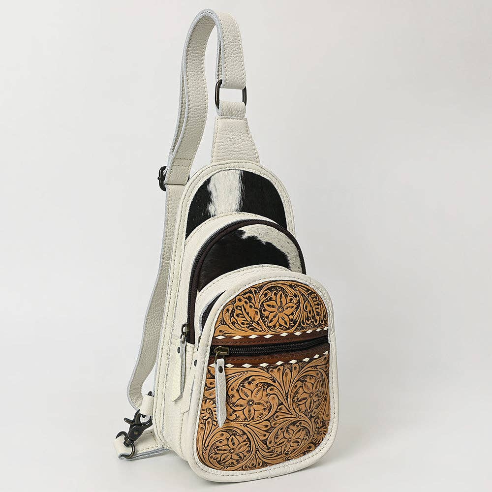 Leather Western Sling Bag