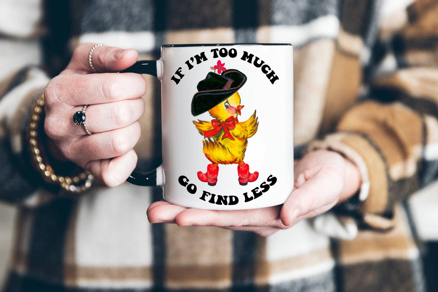 Ace the Pitmatian Co - If I’m Too Much Go Find Less Mug: 11 oz