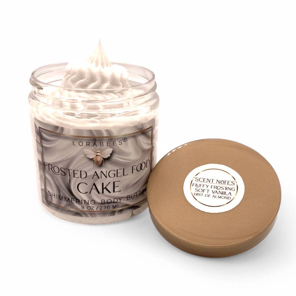 The Cake Collection Shimmering Body Butter 8 oz Paraben Free