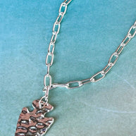 Girl Power Necklace in Silver
