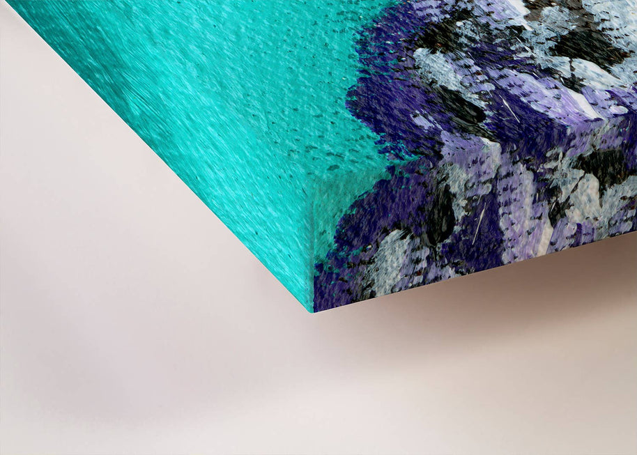 Flower Crown Jackalope Stretched Canvas