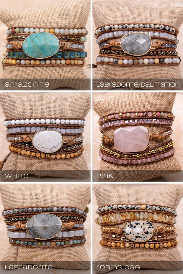 Kelly Wrap Bracelet: Multi