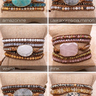 Kelly Wrap Bracelet: Pink