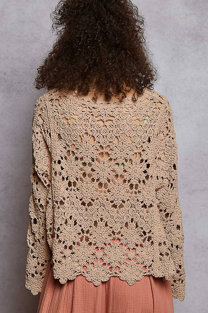 Crochet Chenile Sweater