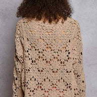 Crochet Chenile Sweater