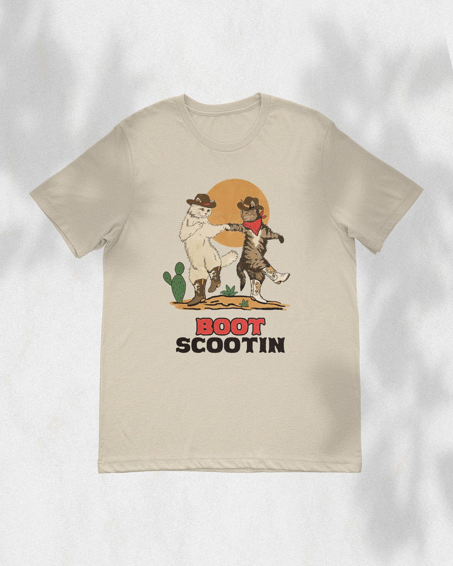 Boot Scootin Kitties T-Shirt, Regular