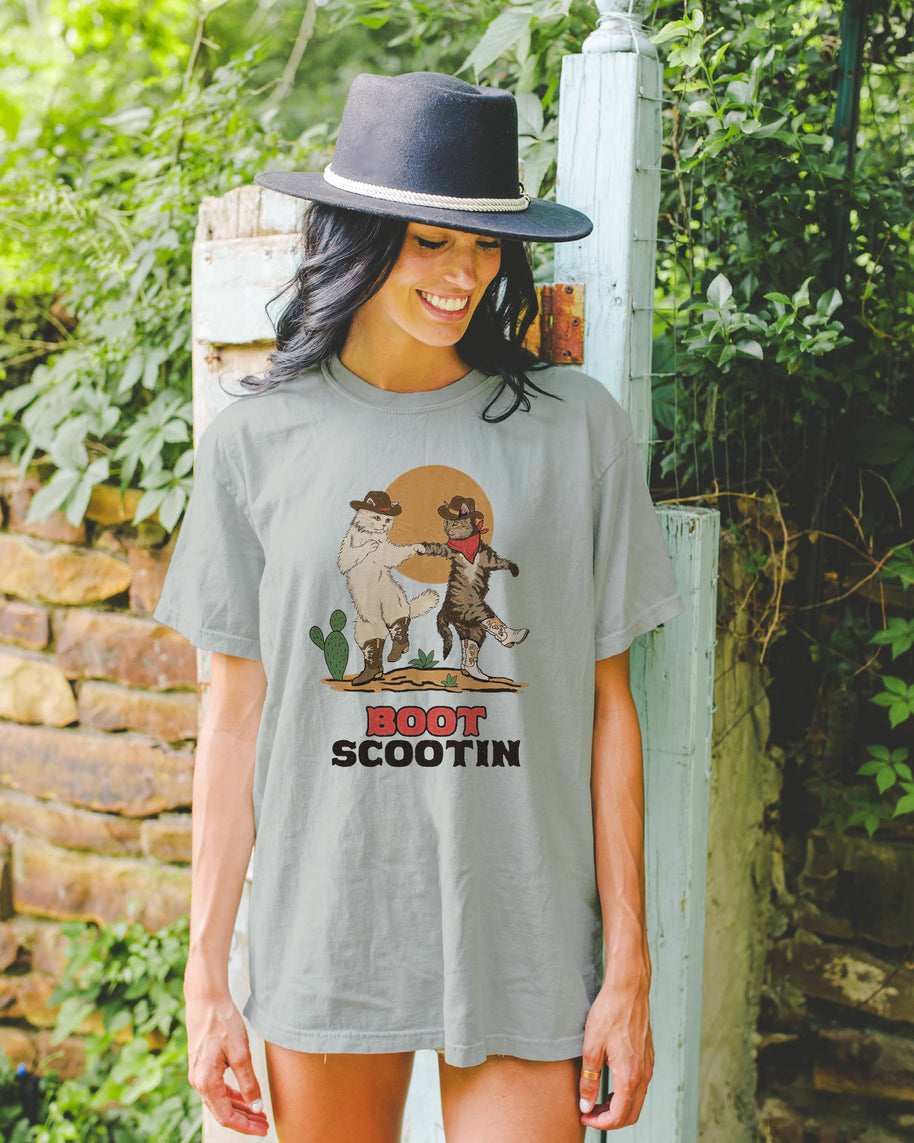 Boot Scootin Kitties T-Shirt, Regular